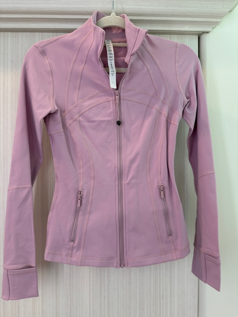 Lululemon Women's Pink Zip-Up Define Jacket Size 4